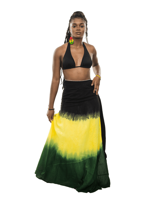 Tie-Dye Wrap Skirt Jamaica