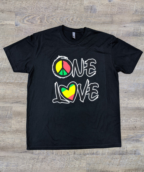 Reggaenthings/one-love-t-shirt
