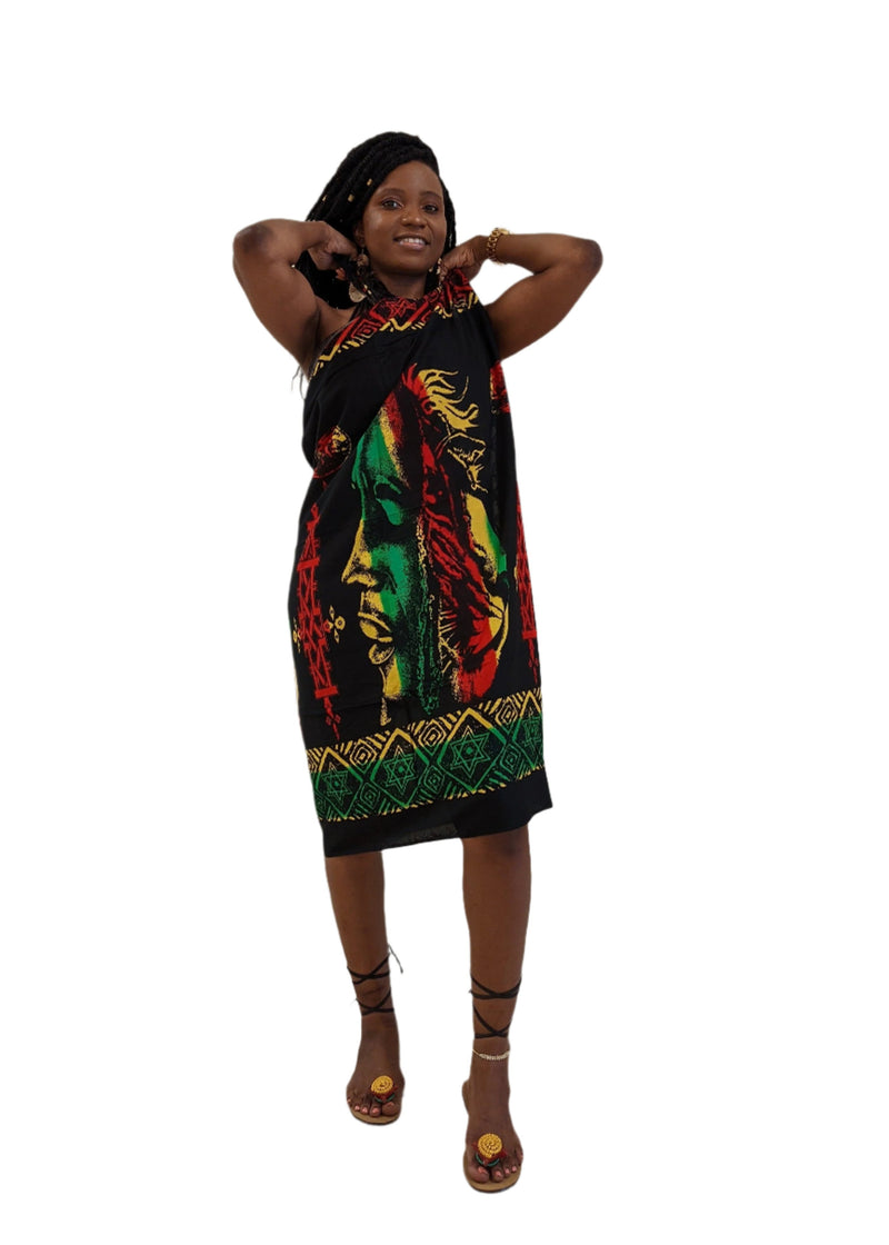 party reggae dress Rasta Reggae Rastafari Bob Marley One Love Jamaica Pride Red Green Yellow Dress