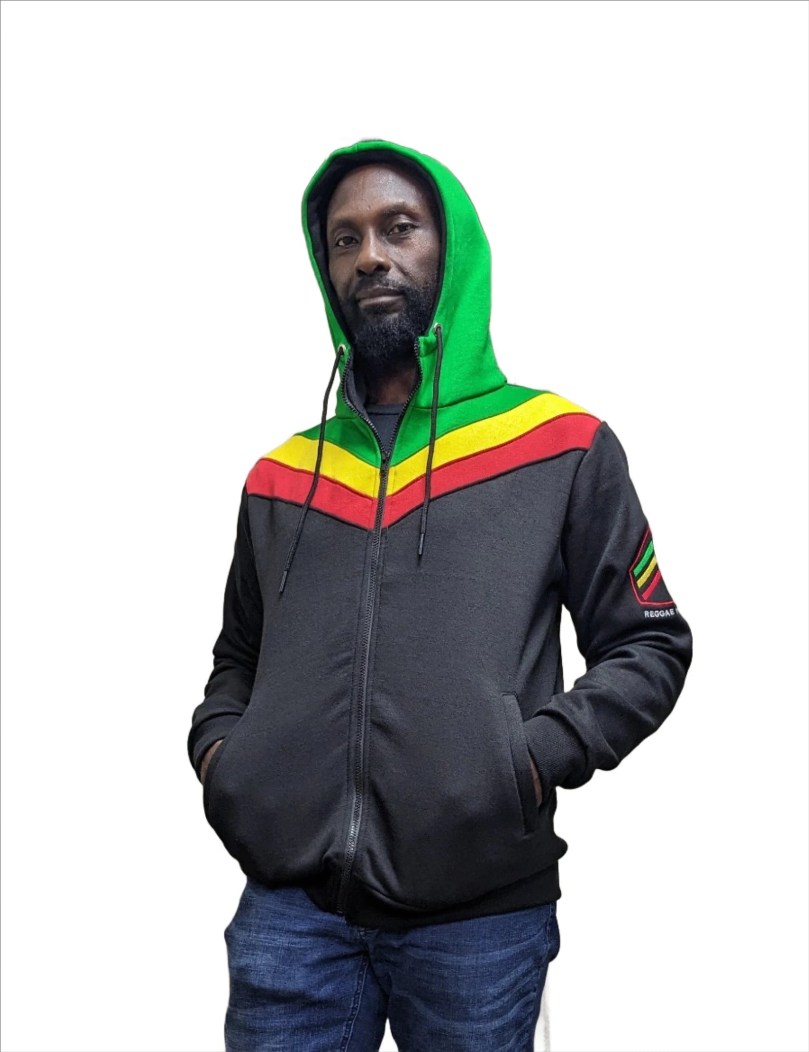 Rasta Hoodie - ReggaeNThings – Reggaenthings Rasta Hoodie - ReggaeNThings – Reggaenthings