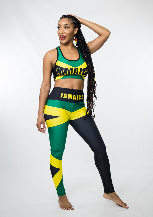 Jamaica bralette leggings set