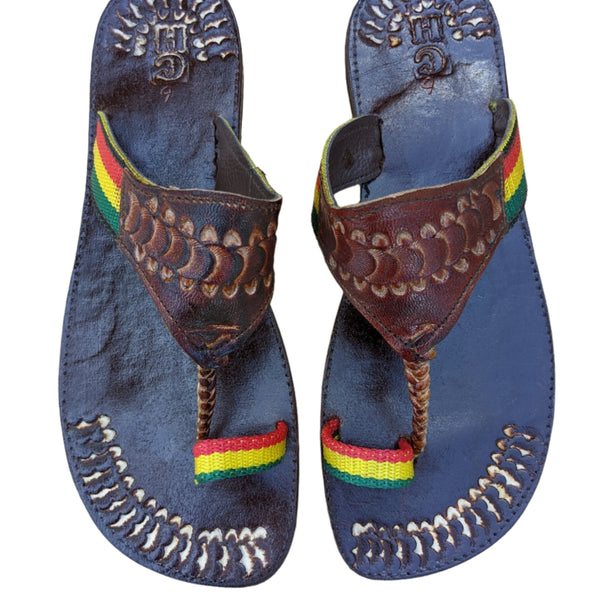 Rasta slippers clearance