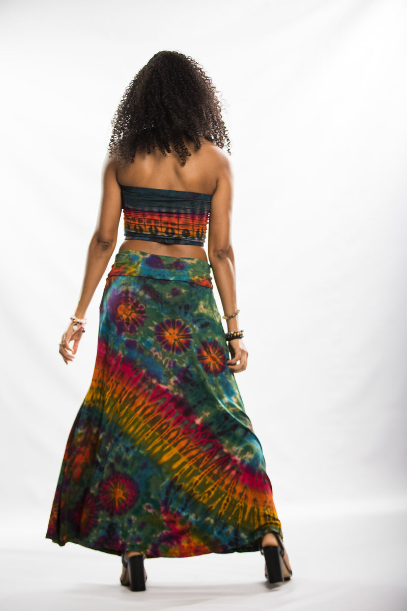 Tie Dye Maxi Skirts