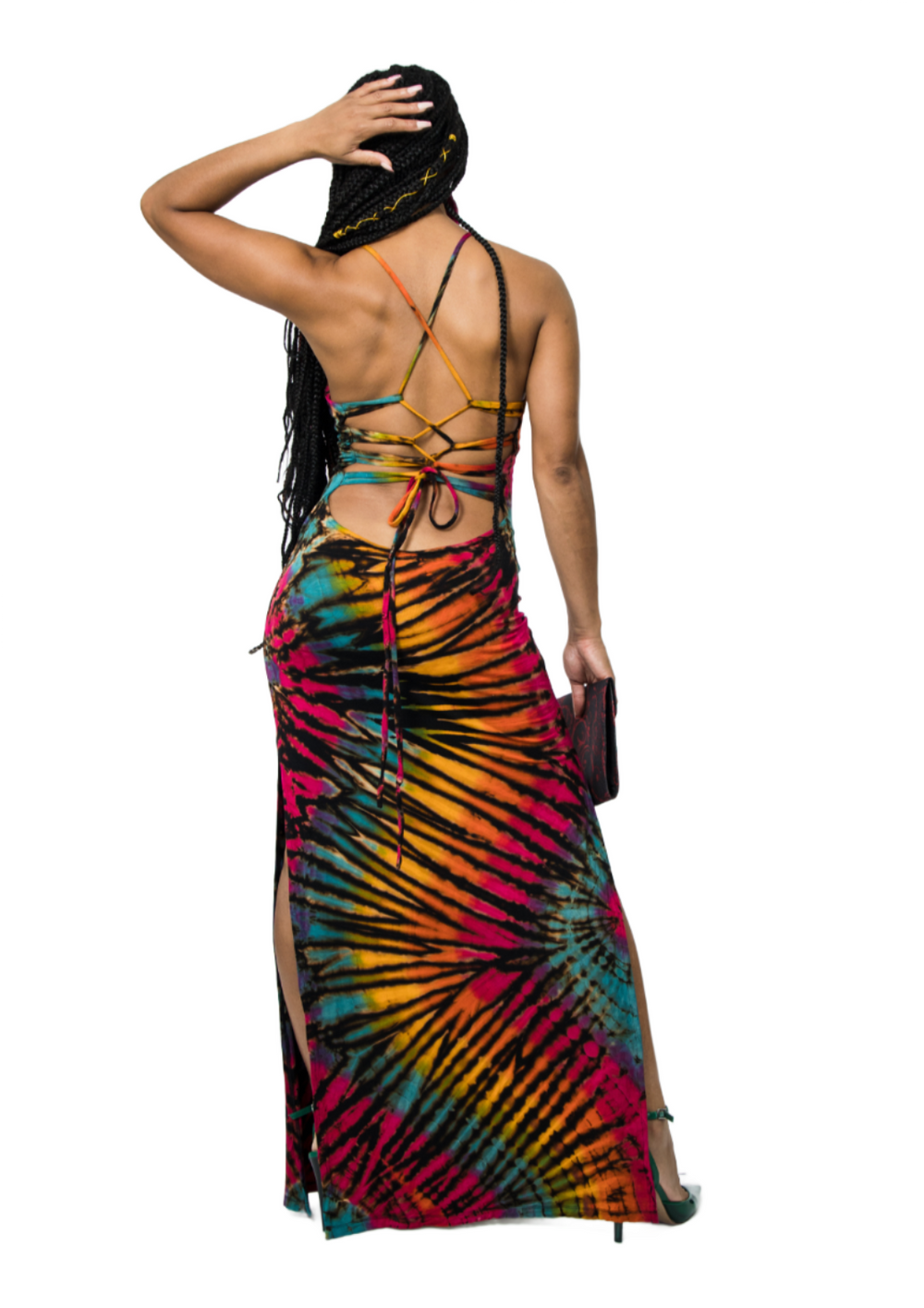 Tie Dye Maxi Turquoise Blue / One Size Tie Dye Maxi Turquoise Blue / One Size